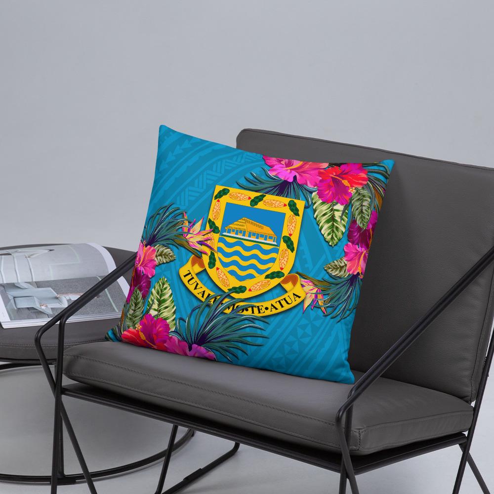 Tuvalu Polynesian Pillow - Hibiscus Surround - Polynesian Pride