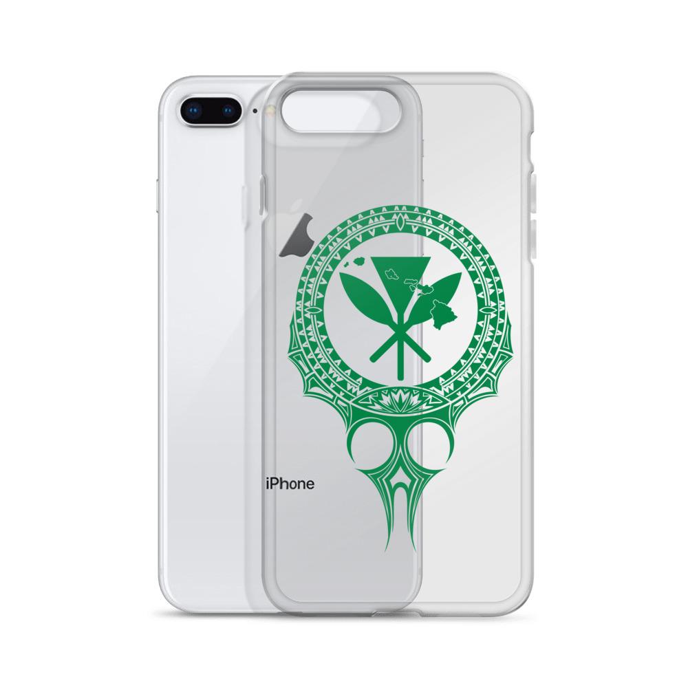 Kanaka Maoli Iphone Case The Eyes Green AH iPhone 7 Plus/8 Plus Phone Case Green - Polynesian Pride