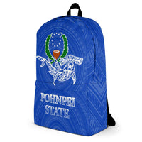 Pohnpei Backpack - Shark With Coat Of Arms - Polynesian Pride