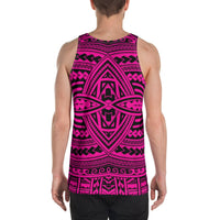 Polynesian Seamless Pink - Hawaii Men's Tank Top - Polynesian Pride