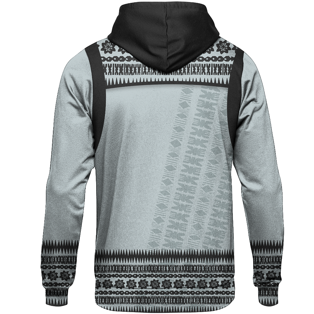 Fiji Tapa Pullover Hoodie Fiji Flag Special Version A02 - Polynesian Pride