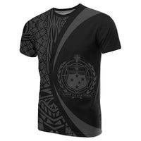 Samoa Gray Polynesian T Shirt Circle Style - Polynesian Pride