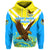 Custom Papua New Guinea Mount Hagen Eagles Hoodie Wamp Nga Rugby Blue, Custom Text and Number LT8 - Polynesian Pride