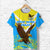 Papua New Guinea Mount Hagen Eagles T Shirt Wamp Nga Rugby Blue LT8 - Polynesian Pride