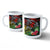 (Personalised) Hawaii Dophin Couple Love Polynesian Flower Mug - AH Mug 11oz White - Polynesian Pride