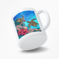 Hawaii Turtle Hibiscus Sea Mug - Ocean Of Love - AH - Polynesian Pride