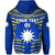 Custom Nauru Polynesian Flag Hoodie Creative Style Blue, Custom Text and Number LT8 - Polynesian Pride