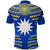 Nauru Polynesian Flag Polo Shirt Creative Style Blue LT8 - Polynesian Pride