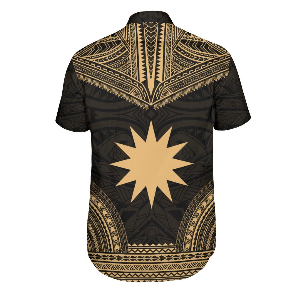 Nauru Polynesian Chief Shirt - Gold Version - Polynesian Pride