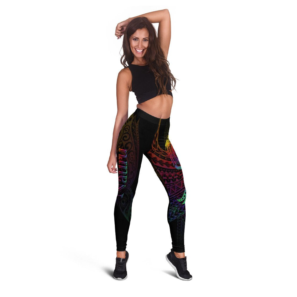 Nauru Leggings - Butterfly Polynesian Style - Polynesian Pride