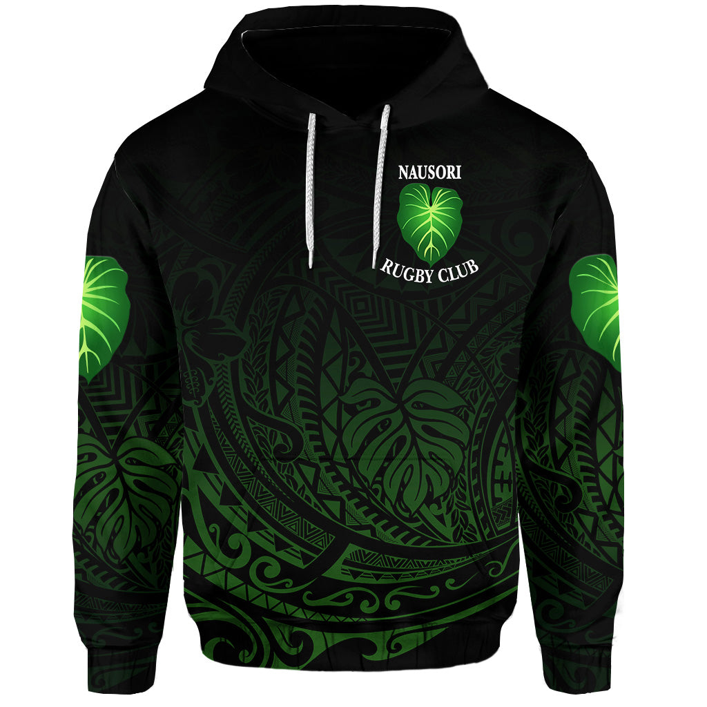 Custom Fiji Nausori Rugby Hoodie Original Style, Custom Text and Number LT8 - Polynesian Pride