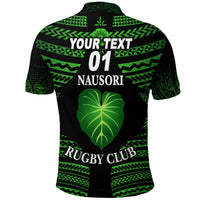 Custom Fiji Nausori Rugby Polo Shirt Creative Style, Custom Text and Number LT8 - Polynesian Pride