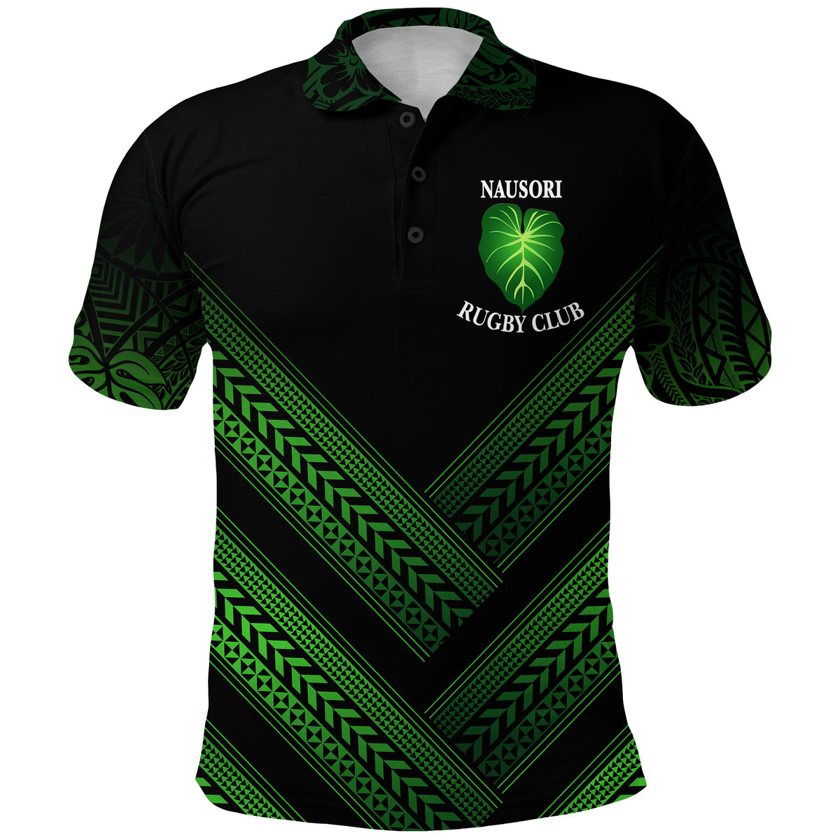 Fiji Nausori Rugby Polo Shirt Creative Style LT8 - Polynesian Pride
