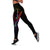 New Caledonia Leggings - Butterfly Polynesian Style Black - Polynesian Pride