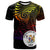 Niue T Shirt Pegasus Gradient Colorful Style Unisex Black - Polynesian Pride