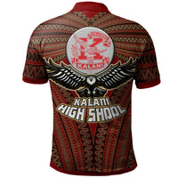 Hawaii Kalani High School Custom Polo Shirt Kalani High School Polynesian With Falcon Pattern LT10 - Polynesian Pride