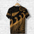 New Zealand Rugby Maori T Shirt Silver Fern Koru Vibes Gold LT8 - Polynesian Pride