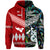 Custom New Zealand Tonga Hoodie Maori and Polynesian Together Paua Shell, Custom Text and Number LT8 - Polynesian Pride