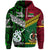 Custom Vanuatu New Zealand Hoodie Together Green, Custom Text and Number LT8 - Polynesian Pride