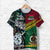 Custom Vanuatu New Zealand T Shirt Together Paua Shell, Custom Text and Number LT8 - Polynesian Pride