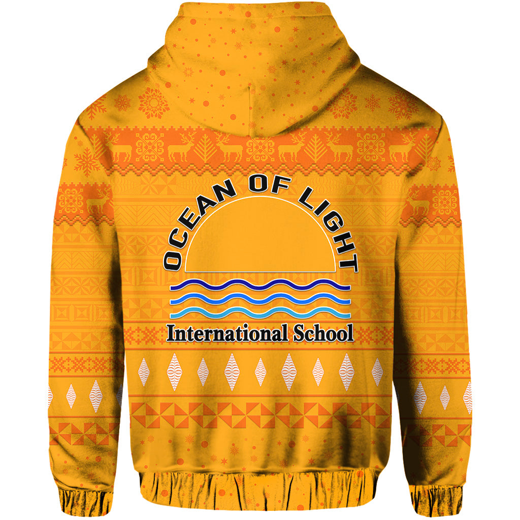 Ocean of Light International School Christmas Hoodie Simple Style LT8 - Polynesian Pride
