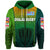 Custom Fiji Ovalau Rugby Zip Hoodie Light Green Style, Custom Text and Number LT8 - Polynesian Pride