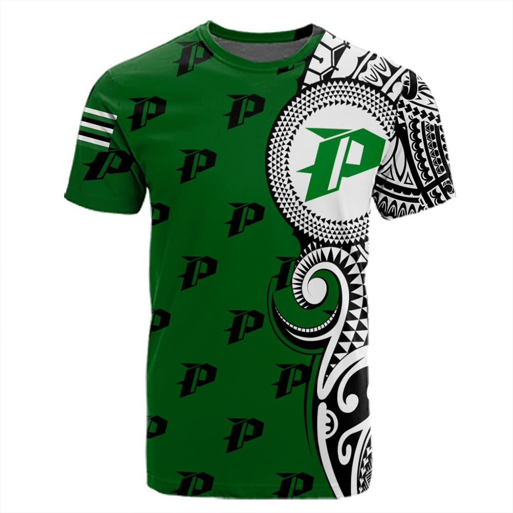 Custom Hawaii Pahoa High Tribal Kakau T Shirt - Polynesian Pride