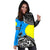 Palau Hoodie Dress - Palau Flag Fall In The Wave K9 - Polynesian Pride