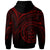 Palau Zip Hoodie Red Color Cross Style - Polynesian Pride