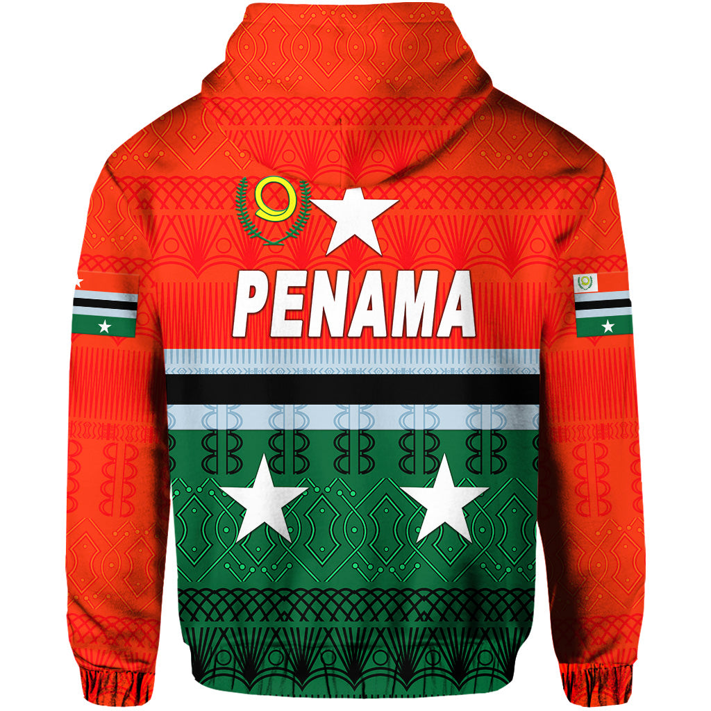 Custom Penama Province Zip Hoodie Vanuatu Pattern Traditional Style LT8 - Polynesian Pride