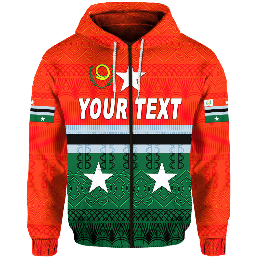 Custom Penama Province Zip Hoodie Vanuatu Pattern Traditional Style LT8 - Polynesian Pride