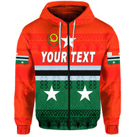 Custom Penama Province Zip Hoodie Vanuatu Pattern Traditional Style LT8 - Polynesian Pride