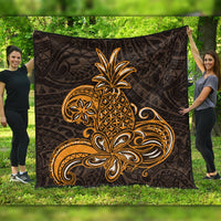 Hawaii Quilt - Tribe Pineapple Quilt - AH - Polynesian Pride