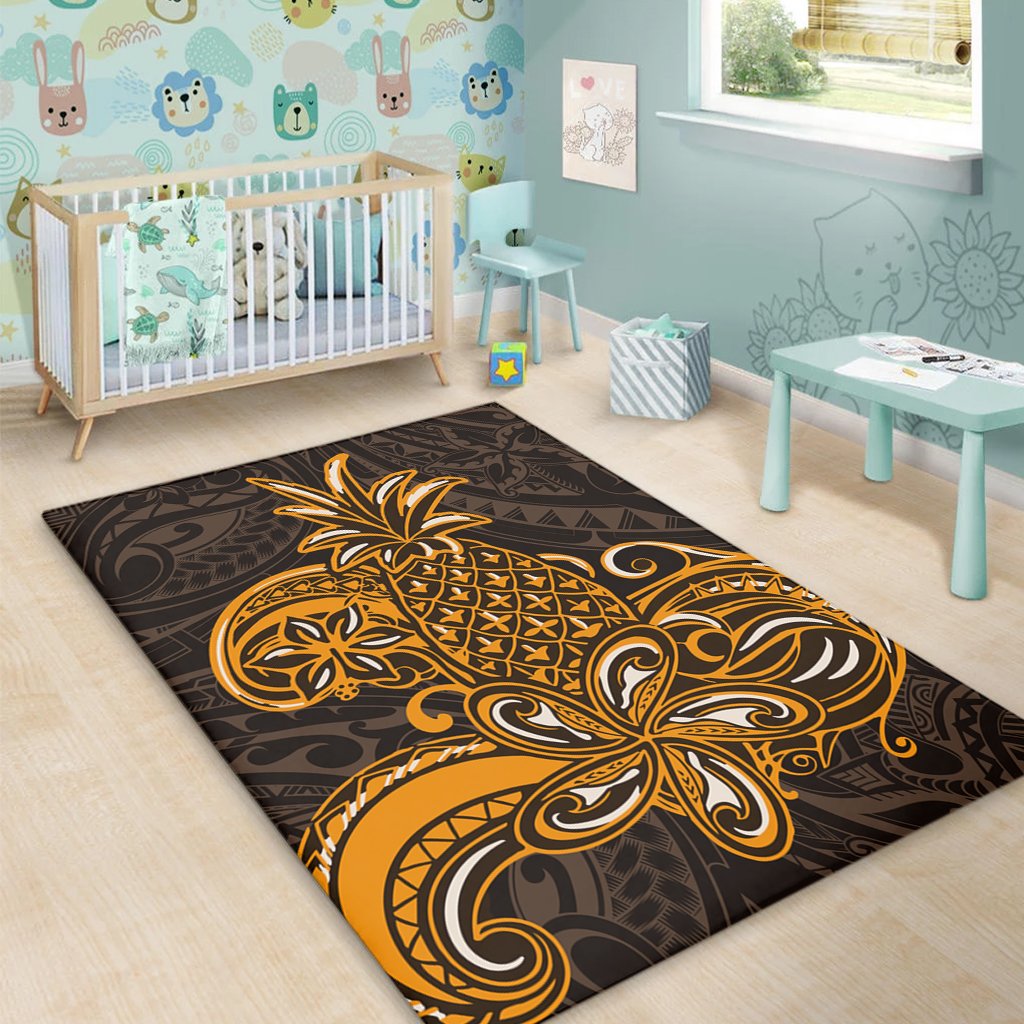 Hawaii Area Rug - Tribe Pineapple Area Rug AH - Polynesian Pride
