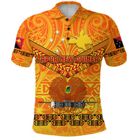 Papua New Guinea Kumuls Polo Shirt Simple Style Yellow Vibes LT8 - Polynesian Pride