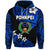 Custom FSM Pohnpei Hoodie Unique Vibes Blue LT8 - Polynesian Pride