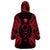 Pohnpei Pohnpei Flag Map Polynesian Tattoo Red Wearable Blanket Hoodie LT9 - Polynesian Pride