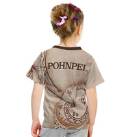 Pohnpei T Shirt Hibiscus Flowers Vintage Style - Polynesian Pride
