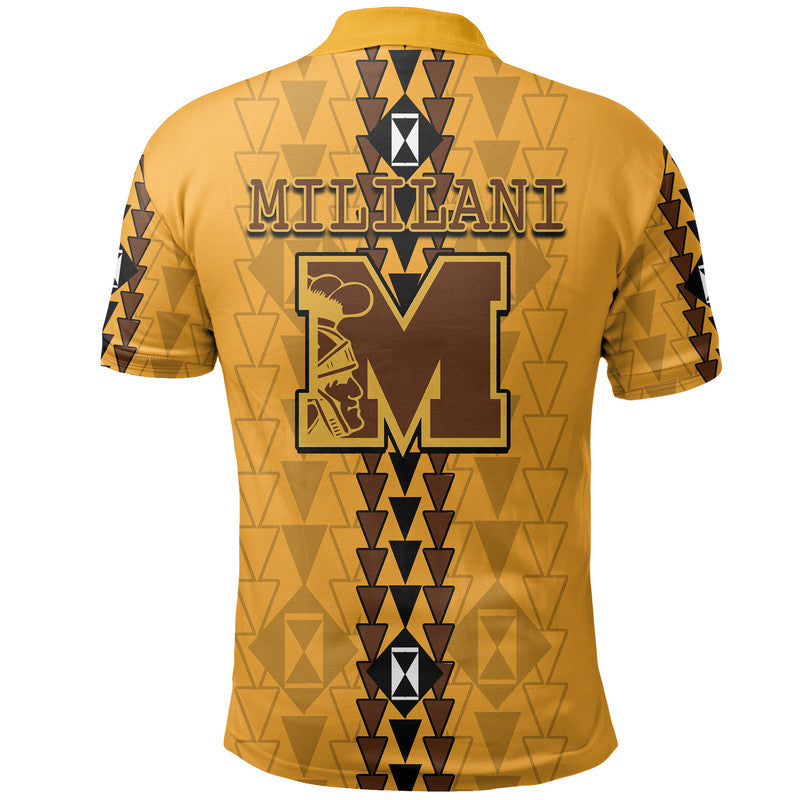 Hawaii Mililani High Mix Kakau Polo Shirt LT6 - Polynesian Pride