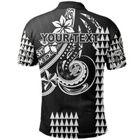 Custom Kakau Hawaiian Polynesian Polo Shirt Black LT6 - Polynesian Pride