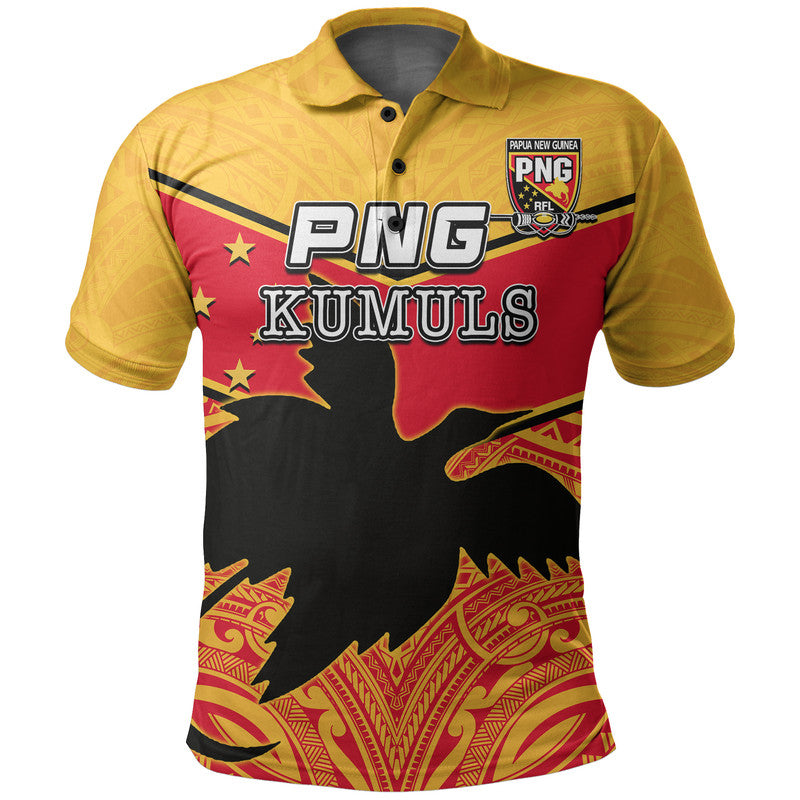 Custom and Number PNG The Kumuls Polo Shirt LT6 Yellow - Polynesian Pride