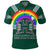 Custom Hawaii Rainbow Warriors Polo Shirt Custom Text and Number LT4 Unisex Green - Polynesian Pride