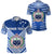 Custom Manu Samoa Rugby Polo Shirt Creative Style Full Blue Unisex Blue - Polynesian Pride