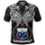 Samoan Tribal Tattoo Polo Shirt Black Unisex Black - Polynesian Pride