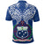 Samoan Tribal Tattoo Polo Shirt Blue - Polynesian Pride