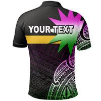 Custom Nauru Polo Shirt Flag In Heart No.2 LT6 - Polynesian Pride