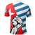Free West Papua Polo Shirt Clenched Hands Flag LT6 - Polynesian Pride