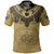 Samoa Independence Day Tribal Tattoo Coat Of Arms Polo Shirt No.2 LT6 Gold - Polynesian Pride