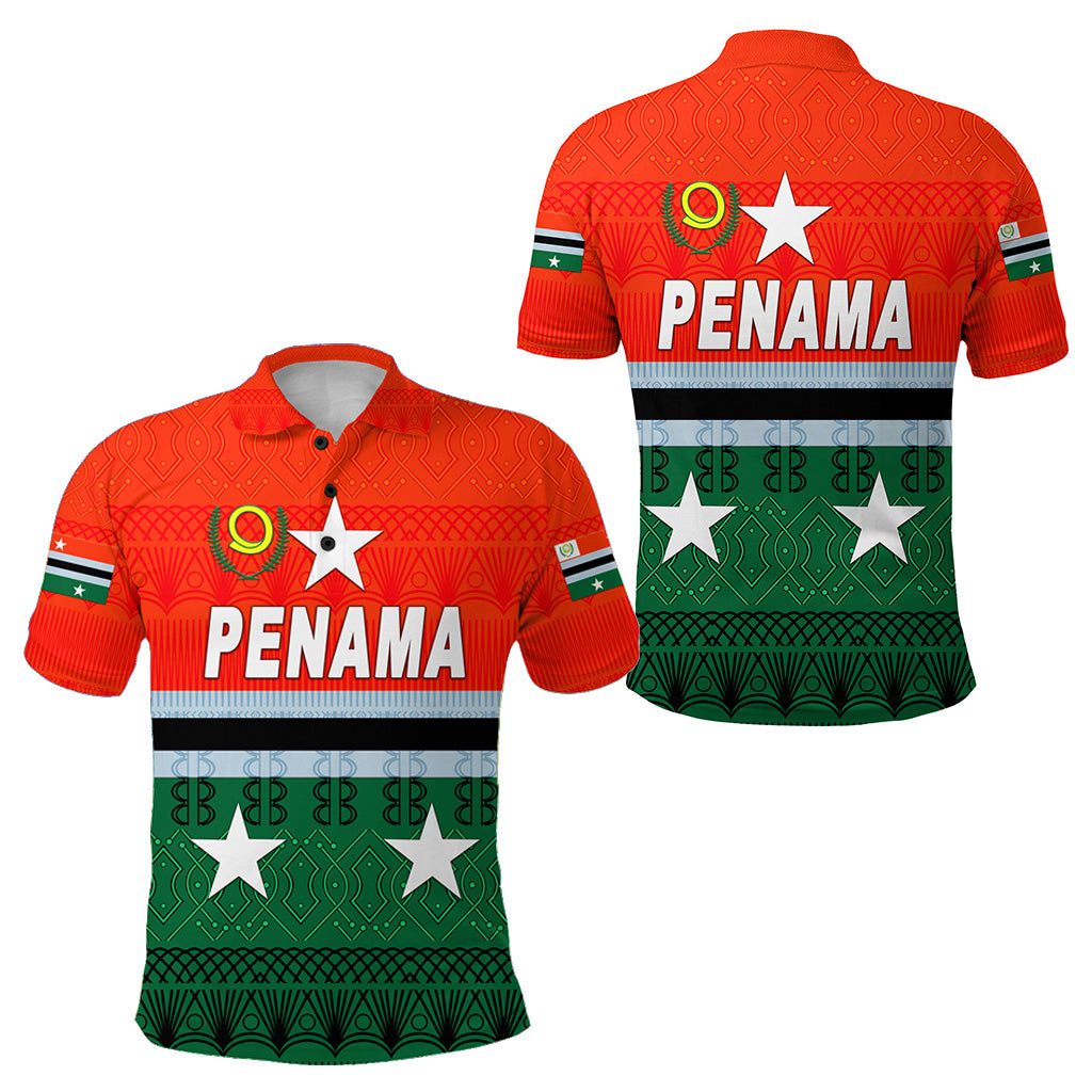 Penama Province Polo Shirt Vanuatu Pattern Traditional Style LT8 Unisex Green - Polynesian Pride