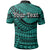 Custom Happy Fathers Day Polo Shirt Polynesian Patterns Green Style LT6 - Polynesian Pride